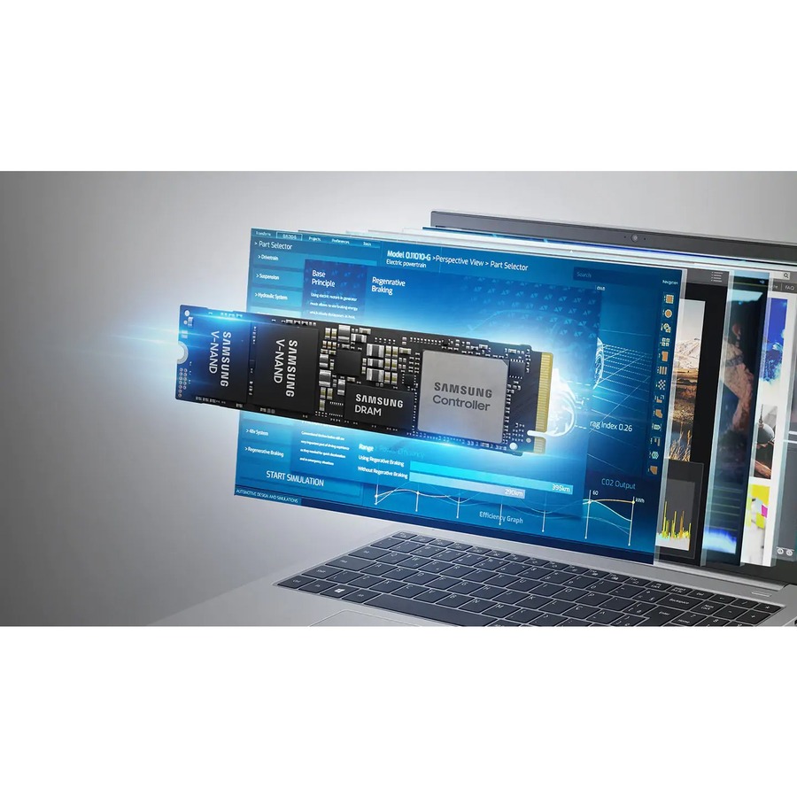 Samsung PM9A1 MZVL2512HCJQ-00B00 512 GB Solid State Drive - M.2
