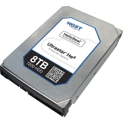 HGST Ultrastar He8 HUH728080AL5204 8 TB Hard Drive - 3.5" Internal - SAS (12Gb/s SAS)