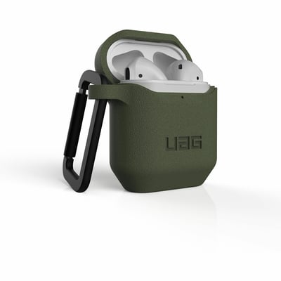 APPLE AIRPODS SILICONE CASE V2-OLIVE