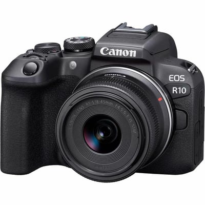CANON EOS R10 MIRRORLESS CAMERA W/18-45MM IS STM LENS - DIGIC X IMAGE PROCESSOR
