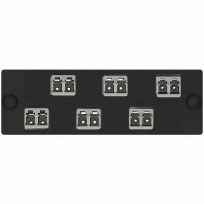 Panduit Opticom Keyed P-Keyed White/Non-Keyed FAP, OM4, 6 LC Duplex