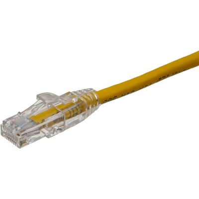 Axiom 14FT CAT6 UTP 550mhz Patch Cable Clear Snagless Boot (Yellow) - TAA Compliant