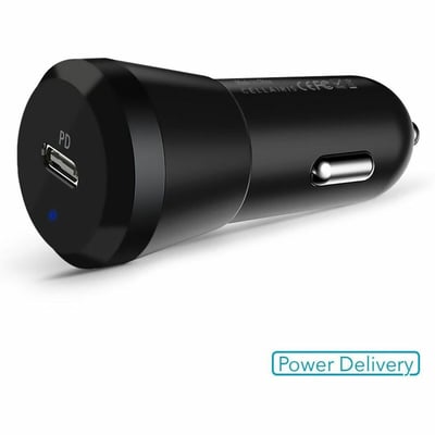 CELLAIRIS CAR ADAPTER - SINGLE USB-C 3.0A 20W BLAC