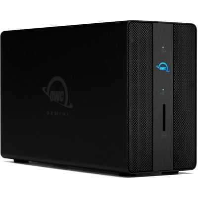 OWC GEMINI 0TB THUNDERBOLT 40GB/S DOCK AND DUAL-DRIVE RAID STORAGE ENCLOSURE - U