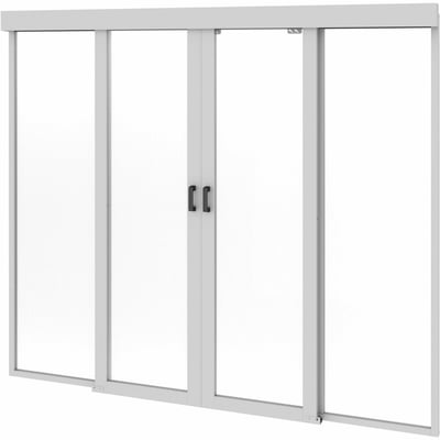 END-OF-ROW DOORS FOR RAPIDPOD A STEM - DUAL SLIDE 90INH X 48INW TAA