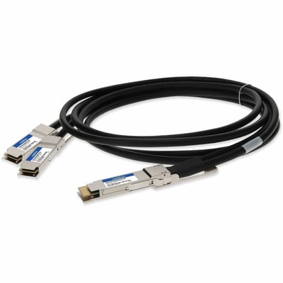 AddOn Cisco® QDD-400-CU2-5M to Mellanox® MCP7H60-W02AR26 Compatible TAA Compliant 400GBase-CU QSFP-DD 400G to 2xQSFP56 200G PAM-4 Direct Attach Cable (Passive Twinax, 2.5m)