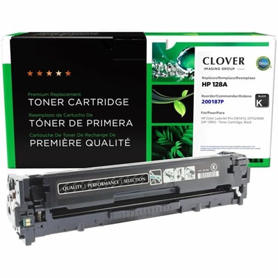 Clover Imaging Remanufactured Black Toner Cartridge for HP 128A (CE320A)