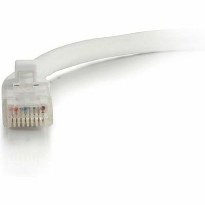 Quiktron Q-Series Patch Cords, CAT5E, Booted, White, 75 FT