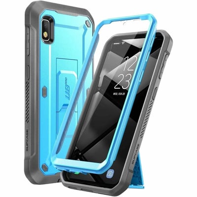 GALAXY A10E UNICORN BEETLE PRO RUGGED HOLSTER CASE-BLUE