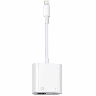 2IN1 CABLE 8PIN TO RJ45  USBC LIGHTNING ADAPTER 5IN CABLE PD USBC