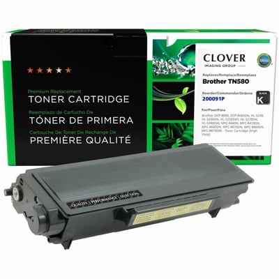 Clover Imaging Remanufactured High Yield Toner Cartridge for Brother TN580