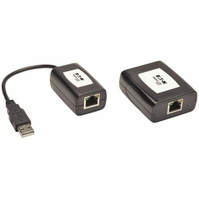 Tripp Lite by Eaton 1-Port USB over Cat5/Cat6 Extender Kit - Plug and Play, International Plug Adapters, 164 ft. (50 m)