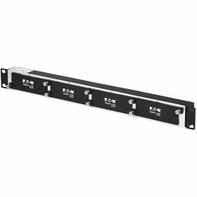 Tripp Lite by Eaton High-Density Copper/Fiber Enclosure Mini Panel, 1U, 4-Cassette Capacity