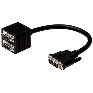 SPLITTER - 23 PIN DVI-INTEGRATED (SINGLE-LINK) LEFT CONNECTOR - MALE LEFT GENDER