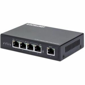 INTELLINET INDOOR 4-PORT GIGABIT ULTRA POE EXTENDER, EXTENDS RANGE BEYOND THE 32