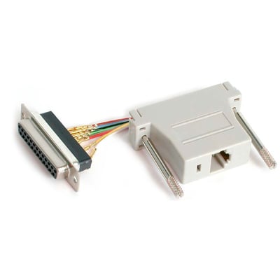 StarTech.com DB25 to RJ45 Modular Adapter - Serial adapter - DB-25 (F) - RJ-45 (F)