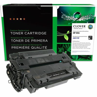 Clover Imaging Remanufactured Toner Cartridge for HP 55A (CE255A)