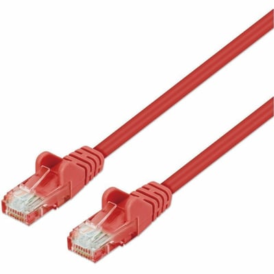 CAT6 U/UTP SLIM NETWORK PATCH CABLE, 14 FT., RED