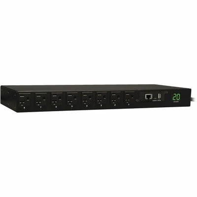 Tripp Lite by Eaton PDU 1.9kW Single-Phase Switched PDU - LX Interface 120V Outlets (16 5-15/20R) L5-20P/5-20P Input 12 ft. (3.66 m) Cord 1U Rack-Mount TAA