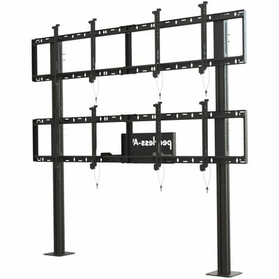MODULAR VIDEO WALL CART 2X2