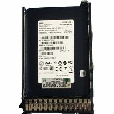 HPE Sourcing 240 GB Solid State Drive - 2.5" Internal - SATA (SATA/600) - Read Intensive