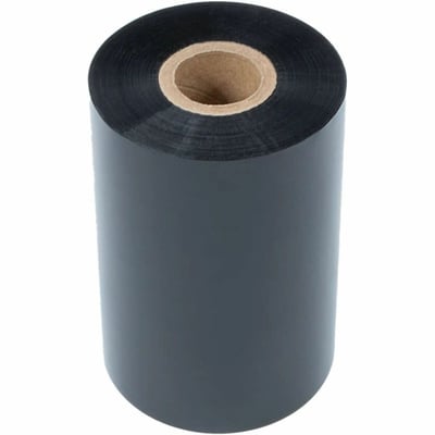60MM (2.36IN) WIDE TT WAX/RESIN RIBBON BLACK 1IN CORE 600M/ROLL