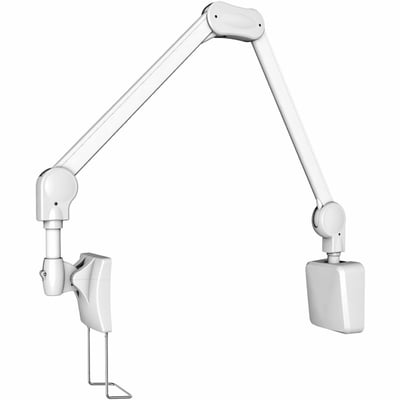 HEALTHCARE WALL ARM MOUNT CANTILEVERED ARM (2 HINGE)