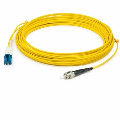 AddOn 5m ALC to ST Yellow OS2 Simplex OFNR (Riser-Rated) SMF Fiber Patch Cable