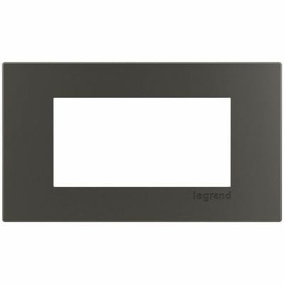 Wiremold Dash Series 2-Cube Trim Plate - Brass