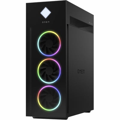 OMEN GT22-1000i GT22-1080 Gaming Desktop Computer - Intel Core i7 13th Gen i7-13700KF - 32 GB - 1 TB SSD - Tower - Black, Dark Chrome