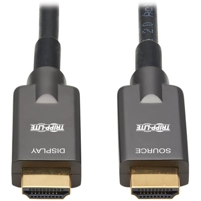 Tripp Lite by Eaton High-Speed Armored HDMI Fiber Active Optical Cable (AOC) - 4K @ 60 Hz HDR 4:4:4 M/M Black 20 m (65 ft.)