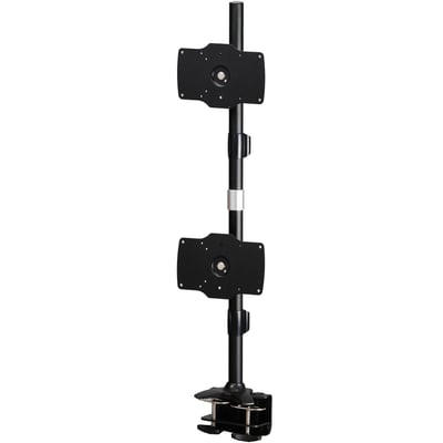 Amer Mounts Clamp Based Hex Monitor Mount for six 15"-24" LCD/LED Flat Panel Screens Vertical Clamp Based Dual Monitor Mount for two 24"-32" LCD/LED Flat Panels