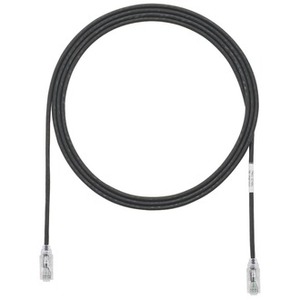 6IN CAT6 PATCH CBL SD 28 AWG BLK CM/LSZH