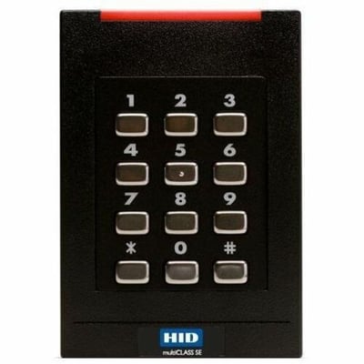 HID multiCLASS SE RPK4 Contactless Smart Card Reader - Wall Switch Keypad