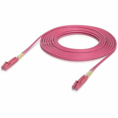 INDOOR OM4 MULTI-MODE FIBER PATCH CABLE WITH DUPLEX LC UPC