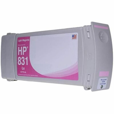 WF Remanufactured Light Magenta Wide Format Ink Cartridge for HP 831 (CZ687A)