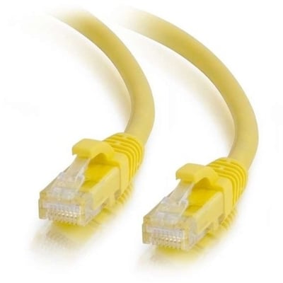 Quiktron Q-Series Patch Cords, CAT6, booted, Yellow, 6 FT