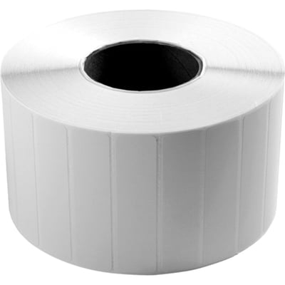 Wasp 2.25" x 1.25" TT labels, 4 rolls, 1900 per roll, 5" OD