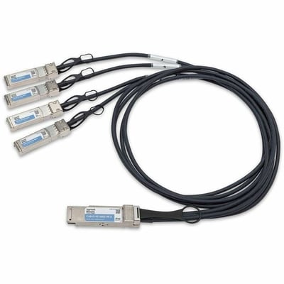 Approved Networks 100GBASE QSFP28 Passive DAC Cable (QSFP28+ to 4 x SFP28) Breakout