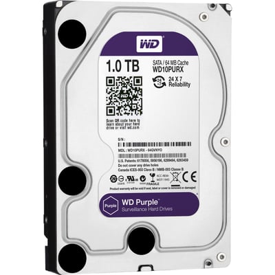 WD PURPLE 1 TB HDD 3.5 INTERNAL SATA BULK