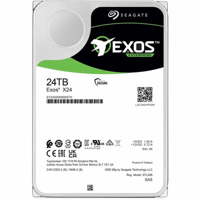 Seagate Exos X24 24 TB Hard Drive - Internal - SAS