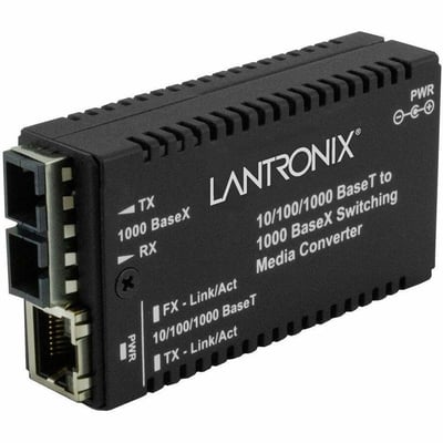 MINI 10/100/1000BT -1000BX SWITCH SC MM 3.3V FOR LA POWER