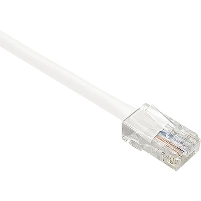 UNC CAT6 PATCH CABLE, 50 FT WHITE. HIGH-PERFORMANCE CAT6 ETHERNET CABLE DESIGNED