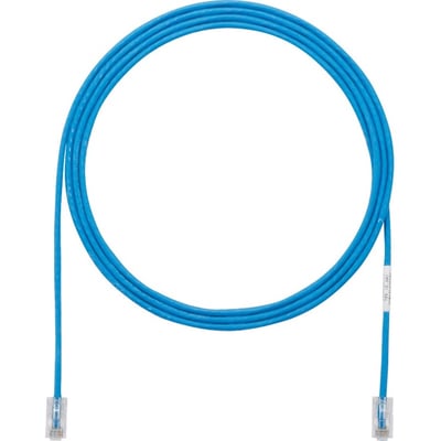 1FT CAT5E CBL PATCH CORD CU SD BLUE