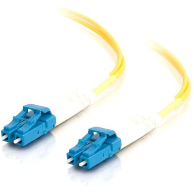 C2G-3m LC-LC 9/125 OS1 Duplex Singlemode Fiber Optic Cable (TAA Compliant) - Yellow