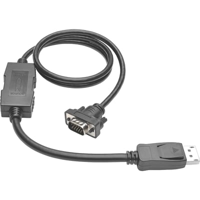 Eaton Tripp Lite Series DisplayPort 1.2 to VGA Active Adapter Cable (DP with Latches to HD15 M/M), 10 ft. (3.1 m)