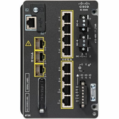 CISCO IE3500 W/ 8 GE COPPER AND 3 GE SFP ADV MODULAR NE