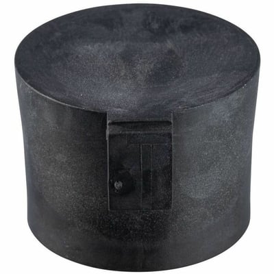 Panduit Cable Entry Grommet, Single, Large, Blank, Black TPE, 4 PC