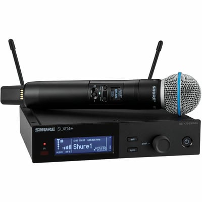 SHURE SLXD24+/B58-G57 HANDHELD SYSTEM BETA58A