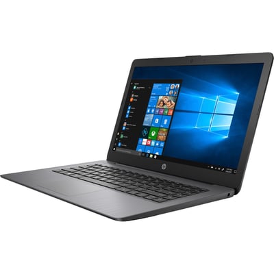 HP Stream 14-ds0000 14-ds0060nr 14" Notebook - AMD A-Series A4-9120e - 4 GB - 64 GB Flash Memory - Brilliant Black